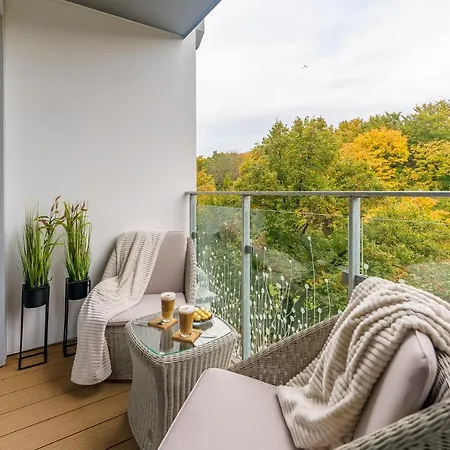 公寓 Fenomen - Premium Park & Sea, Nadmorskie Tarasy Free Parking, Swimming Pool, Sauna And Other! 科沃布热格