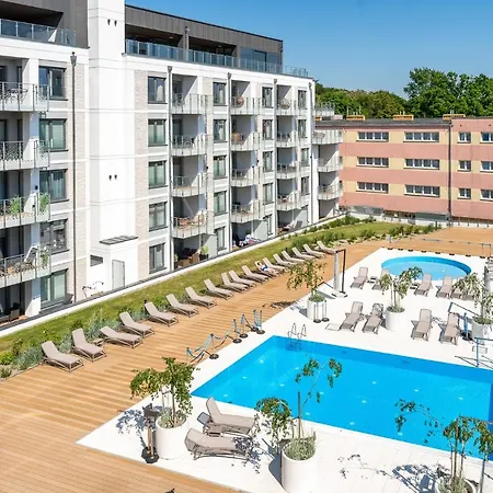 Fenomen - Premium Park & Sea, Nadmorskie Tarasy Free Parking, Swimming Pool, Sauna And Other! Appartamento Kołobrzeg